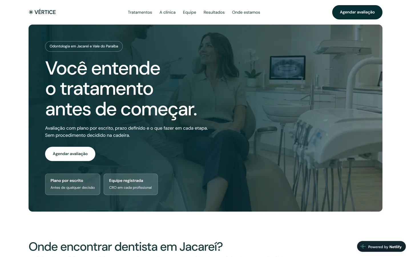 Projeto Vértice Odontologia